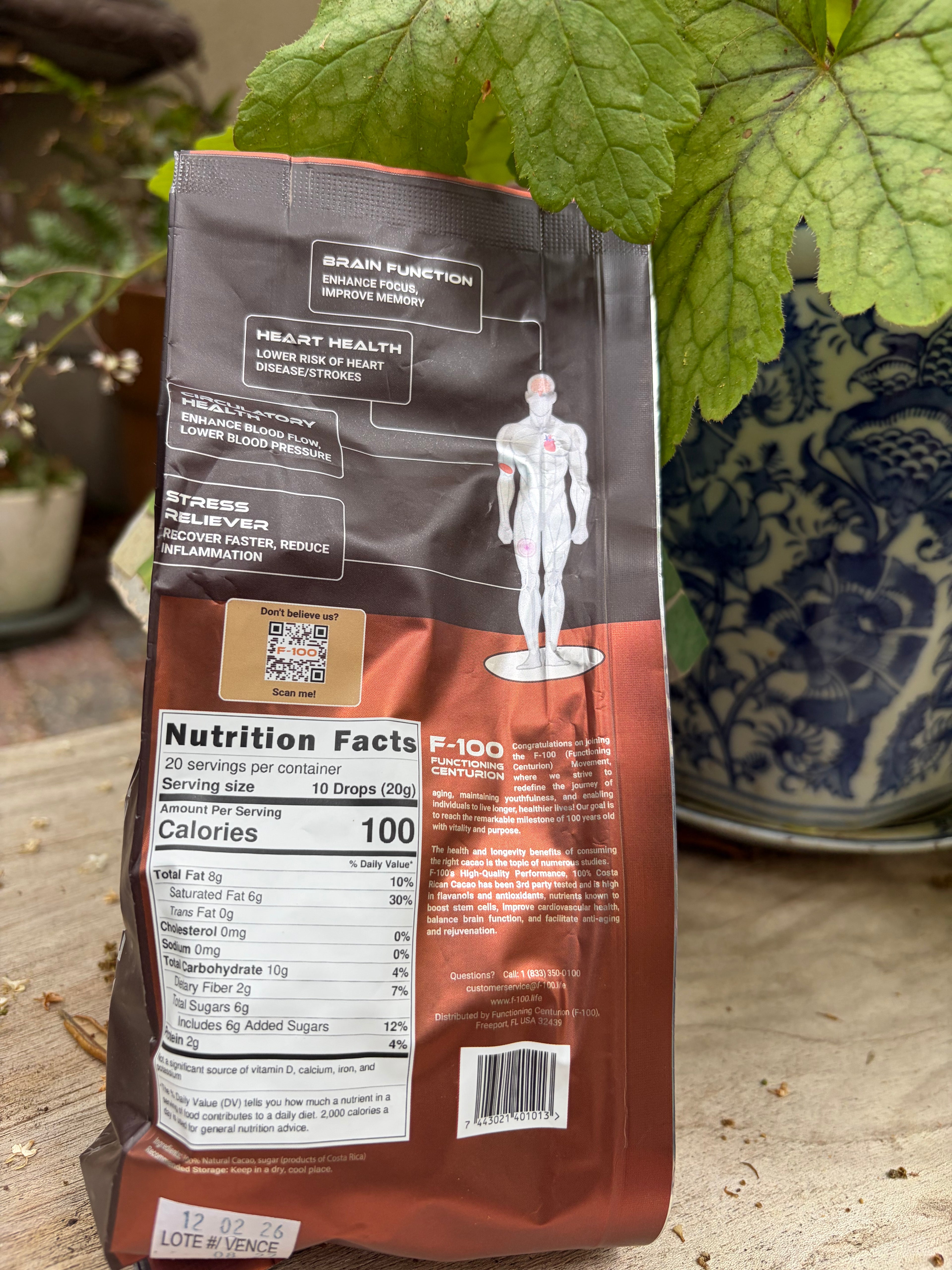 F-100 Chocolate Drops | 72% Cacao
