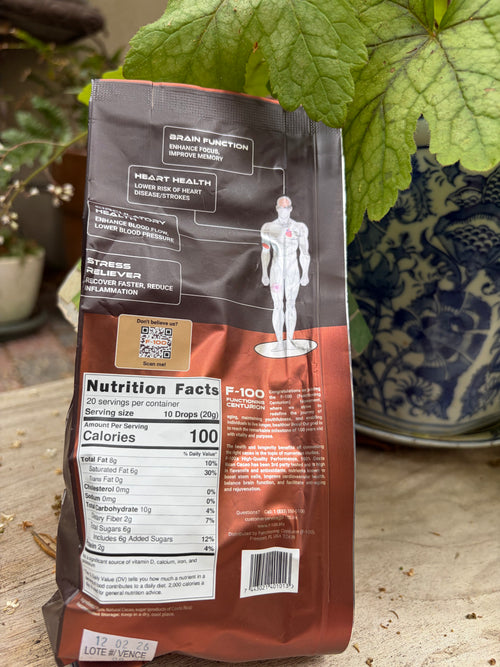 F-100 Chocolate Drops | 72% Cacao